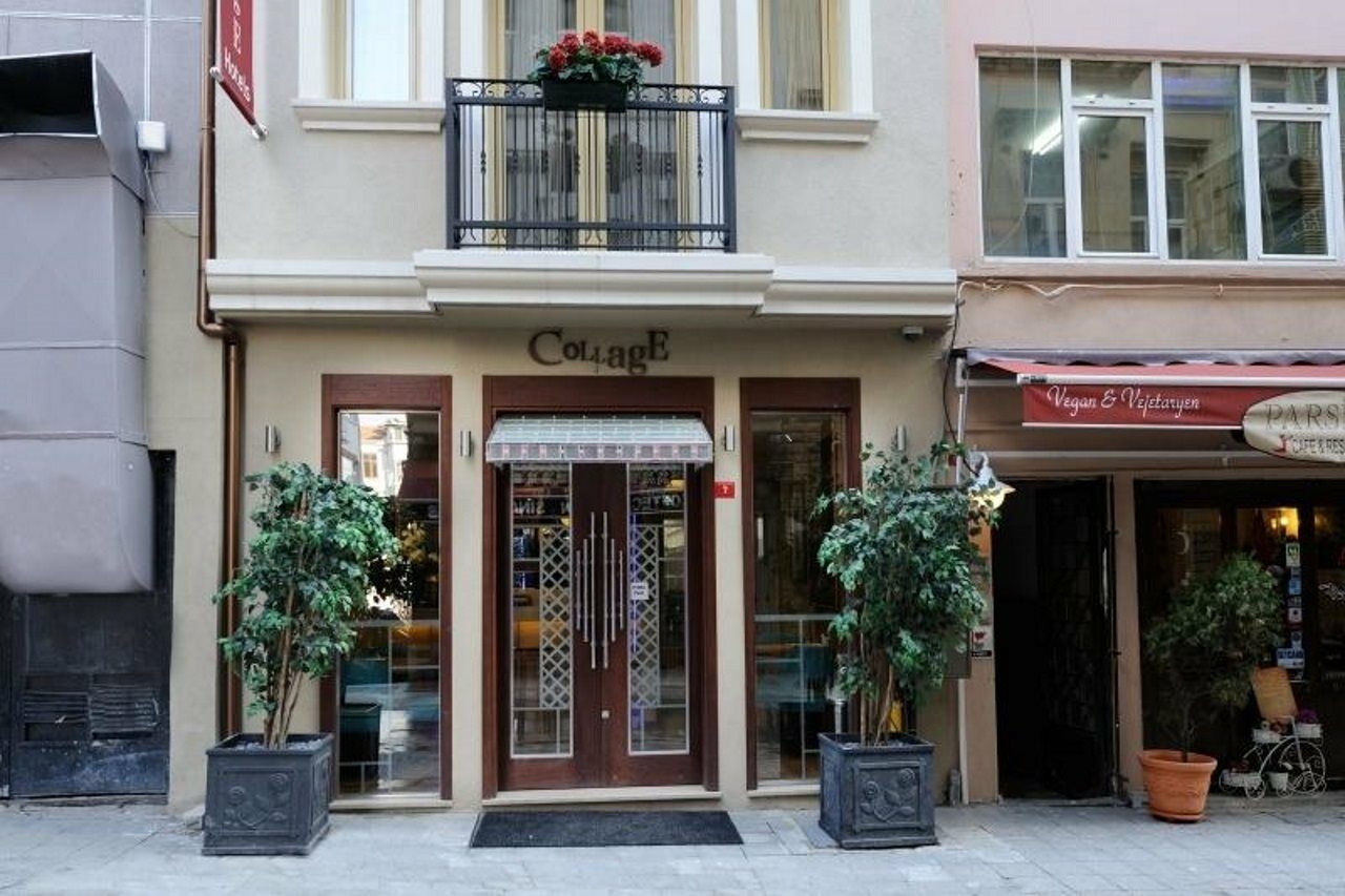Collage Taksim Hotel Istanboel Buitenkant foto